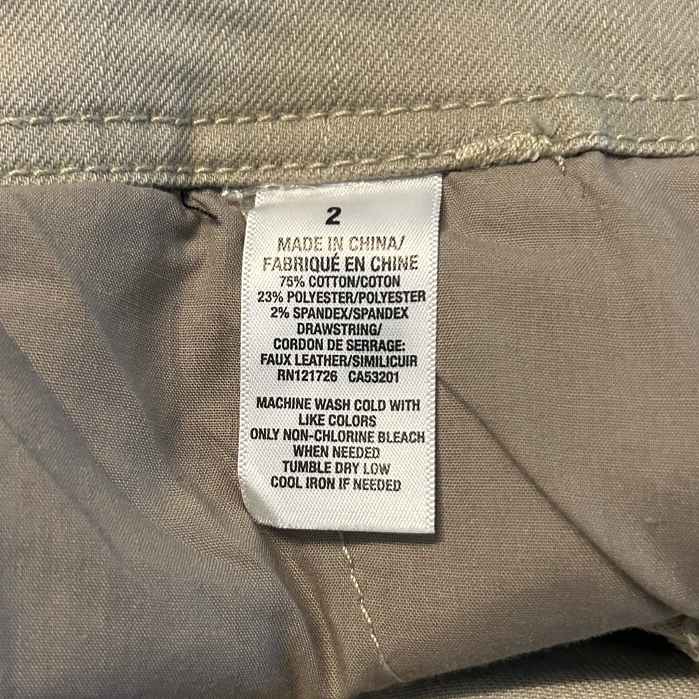 Y2K Vintage Aeropostale Beige Suede Lace-Up Festival Mini Skirt - Picture 6 of 7